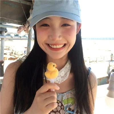 在水中